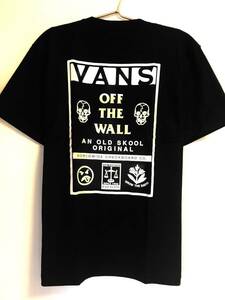 送込/新品【L】VANS バンズ☆OFF THE WALL AN OLD SKOOL ORIGINAL VANS バンズ☆Tシャツ(B)/ストリートファッション