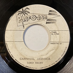 LORD RIGBY / CARNIVAL JAMAICA (PRICE DOWN!)