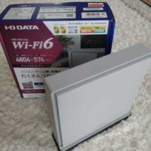 【新製品】IOデータ　Wi-Fiルーター 4804＋574Mbps [Wi-Fi 6(ax)/ac/n/a/g/b]　WN-DAX5400QR