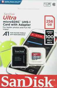 Sandisk microsd card 256GB