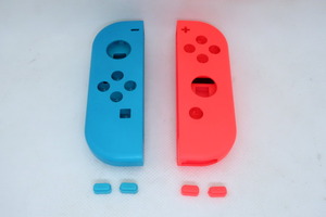 【良品】 Nintendo Switch Joy-Con ジョイコン ネオンレッド ネオンブルー 純正ハウジング サイドボタン付属 ゆうパケット