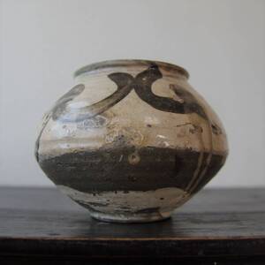 李朝 鶏竜山 壺