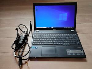 ノートパソコン Acer Windows10pro i5-2410M メモリ4GB HDD320GB DVDマルチ 15.6inch