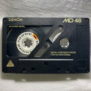 DENON MD46 希少メタルカセットテープ　METAL POSITION TYPEⅣ　XX-HYPER METAL　USE