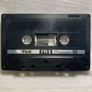 　富士フィルム FR-Ⅱ80　カセットテープ ハイポジション　TYPEⅡ HIGH POSITION Cassette Tape USED