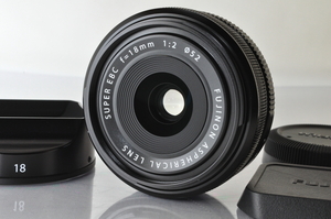 ★★極上品 富士フィルム FUJIFILM XF 18mm F2 R Lens♪♪#1576EX