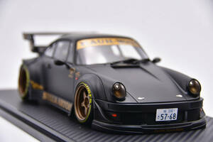 IG 1:18 Porsche RWB 964 Matte Black
