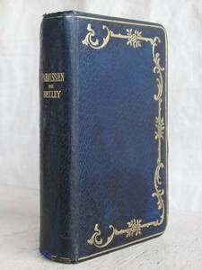 フランスアンティーク 洋書 古書 本 ブック オブジェ 紙もの 古本 レザー 革 ゴールデン　マリア　1922年