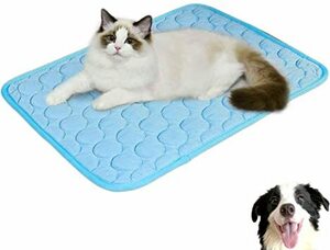 S 夏のペット猫パッド犬マット、洗える車の犬の毛布猫の睡眠クッション犬小屋のソファーベッドの床、旅行の車の座席のための小さい、中