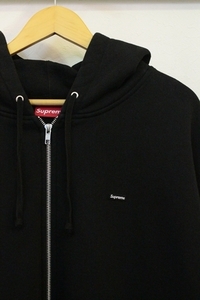 Supreme ジップパーカー XXL Supreme/small box zip up sweatshirt/ジップパーカー/XXL/黒 ブラック【中古】