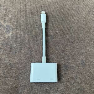 Apple 純正 Lightning Digital AVアダプタ MD826AM/A HDMI変換ケーブル　