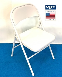 アメリカ家具 未使用 MECO折り畳みイス ミーティングルーム アメリカンミッドセンチュリー 会議室 世田谷ベース 米軍放出品(160)CG28W