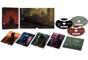 【Amazon.co.jp限定】ザ・バットマン スチールブック仕様 4K UHD ＋ Blu-ray(本編＋ボーナス)3枚組 初回限定生産 新品未開封　THE BATMAN