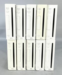 Nintendo Wii 本体 10台 まとめ RVL-001 JPN 任天堂 ニンテンドー R4702K2