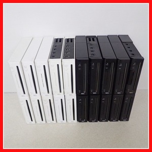Wii 本体 ホワイト/ブラック RVL-001(JPN) 20台 まとめて大量セット 任天堂 Nintendo【60