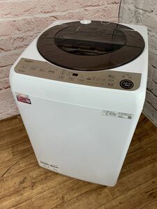 【新品未使用】 全自動洗濯機 ブラウン系 ES-G10FBK [洗濯10.0kg /簡易乾燥(送風機能) /上開き] / 家財便Cランク (MSG1000246)