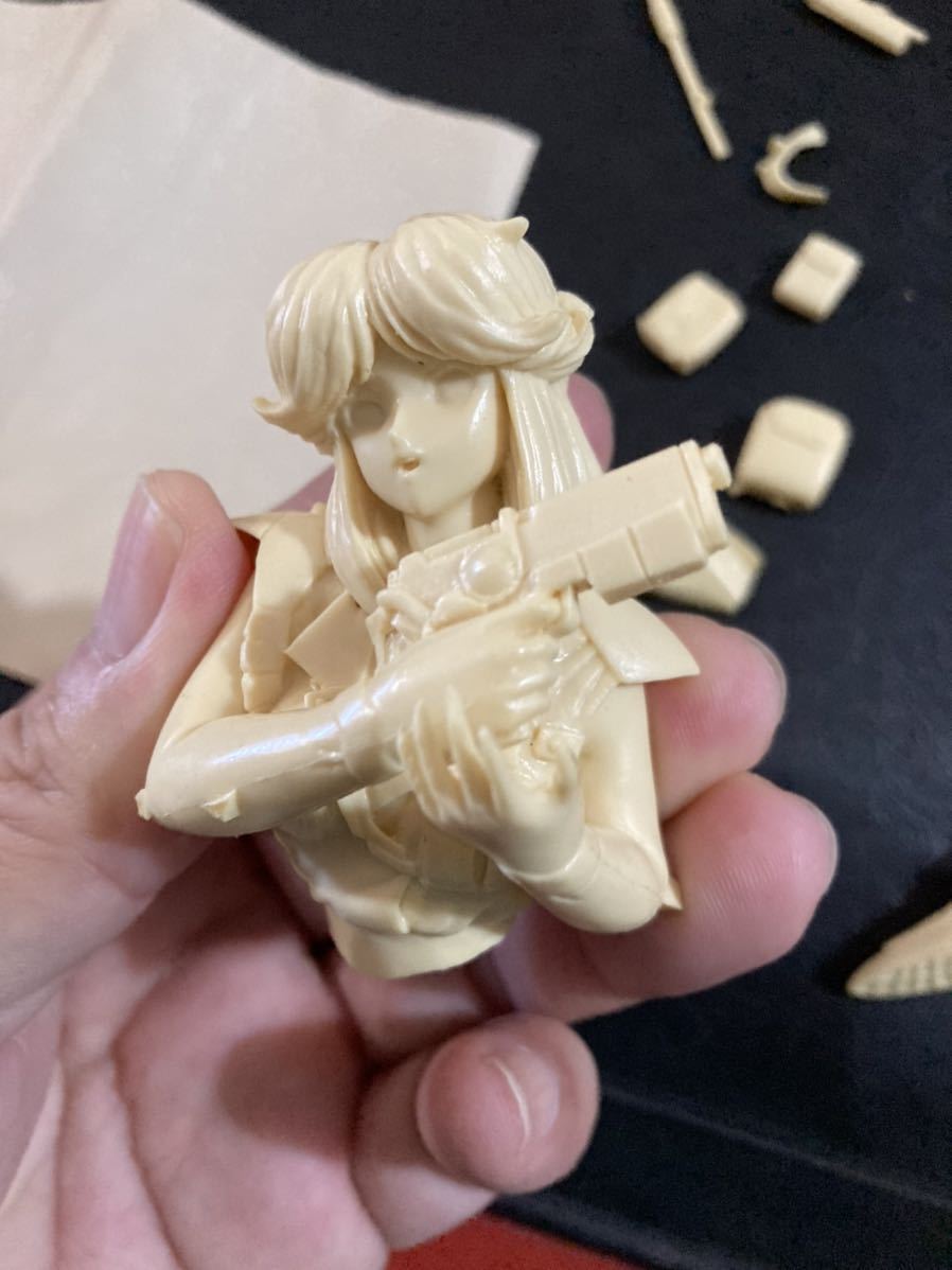 ダーティーペア 1/8ユリ＆ケイ 北九州比叡露 K.PIERO原型 フカヤ