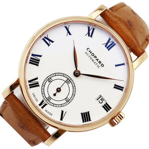 ショパール Chopard クラシック マニュファクチュール 161289-5001 ブラウン 腕時計 メンズ 中古