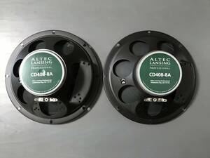 銘機 ALTEC Lansing　CD408-8A ペア　味のある音します　中古美品