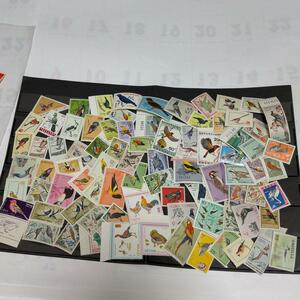 世界各国鳥類切手大量まとめ 未使用 外国切手 [010b025f0104030209080906010301]
