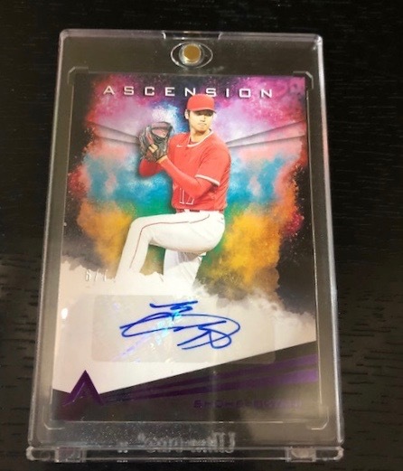 人気が高い 7枚限定】大谷翔平直筆サイン Ascension Chronicles Panini 2021 Topps