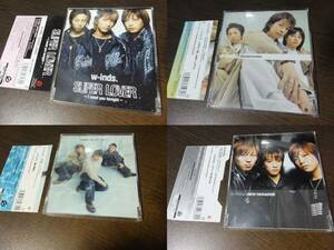 w-inds. - SUPER LOVER ~I need you tonight~ / 夢の場所へ / try your emotion / NEW PARADISE CD 4枚セット