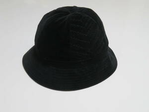 【送料無料】美品 Alps Kawamura サイズ57.5㎝ ブラック色シンプルデザイン メンズ レディース スポーツキャップ ハット 帽子 黒色 1個