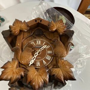 ハト時計 CITIZEN アンティーク 木製 壁掛け時計 鳩時計 