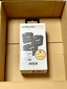【新品未開封】RODE WIRELESS GO Ⅱ ロードワイヤレスゴー2 国内正規流通品