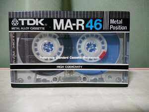オーディオ録音用ステレオカセットテープ TDK MA-R 1981年 メタル 未使用未開封！
