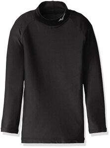 新品未使用 [Mizuno] トレーニングウェア バイオギアハイネック長袖シャツ ジュニア 32MA8450 キッズ (色：ブラック、サイズ：140)