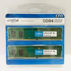 【1円～】Crucial DDR4 3200MHz 8GB×2枚 合計16GB W4U3200CM-8GR【美品/送料無料】