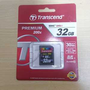 【未使用】Transcend トランセンド 32GB SDカード SDHCカード UHS-I PREMIUM 200X　