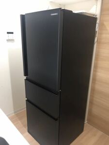 【2021年製】TOSHIBA3ドア冷蔵庫★マットチャコール★326L冷蔵庫