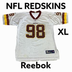 NFL REDSKINS Reebok リーボック　ゲームシャツ　半袖　XL