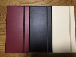 美品　トトノエ　三つ折りファイルA4 黒と赤の2種