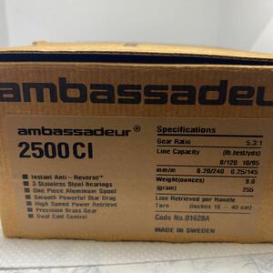 アブabu2500CI超美品(メンテナンス済み)ABU Ambassadeur アンバサダー2500C Garcia 