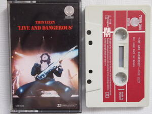 【再生確認済UK盤カセット】Thin lizzy / Live And Dangerous (1978) シン・リジィ