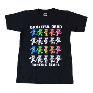 ag1●新品 黒 Mサイズ●グレイトフルデッド THE GRATEFUL DEAD 半袖Tシャツ//バンドTシャツ ロックTシャツ パンク メタル