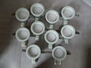  モデル設置展示使用 パナソニック　LEDダウンライト LDG9100　20年製　LEDフラットランプ　LLD2000MLCB1　10個セット　