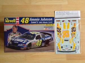 レベル-モノグラム 1/24 #48 Jimmie Johnson Lowes 2003 MonteCarlo ＋ JWTBM #29 G.Wilson 2005 MonteCarlo Revell-Monogram,NASCAR