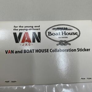 VAN JAC × Boat House 限定コラボステッカー 未開封