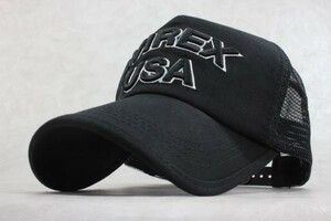 大きいサイズ XL アヴィレックス AVIREX USA メッシュキャップ ブラック 帽子　春夏 新作 メンズ　レディース