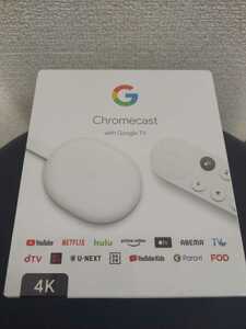 Chromecast with Google TV GA01919-JP 未開封、未使用　グーグル クロームキャスト　送料無料