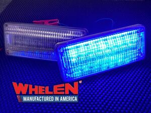 WHELEN ウィレン　LEDグリルフラッシュライト「700シリーズ」青色 2台セット　#パトライト　アメパト　レッカー　緊急車両　ストロボ　