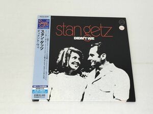 CD/スタン・ゲッツ ディドント・ウィ/スタン・ゲッツ/VERVE/V6-8780/【M001】