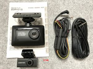 a56 美品 コムテック COMTEC 前後2カメラドライブレコーダー 駐車監視　ZDR-015