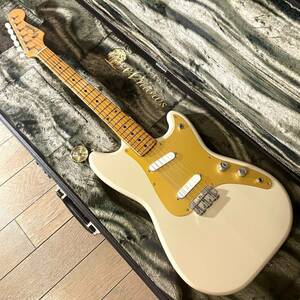 【1958年製Vintage!!】Fender Musicmaster Duo Sonic Mod. Refinish Desert Sand Q Pickups New&NOS Parts ナローネック Pre CBS トモ藤田