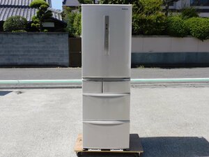 【正常動作品】Panasonic 5ドア冷蔵庫 NR-E435T 426L 400L超え トップユニット 幅60cmスリムタイプ 自動製氷 新鮮凍結 大型 中古 家庭用 