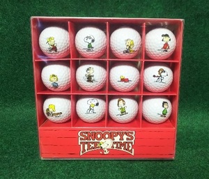 新品未開封〈保管品）☆スヌーピーゴルフボール Snoopys Tee Time Golf Ball Collection